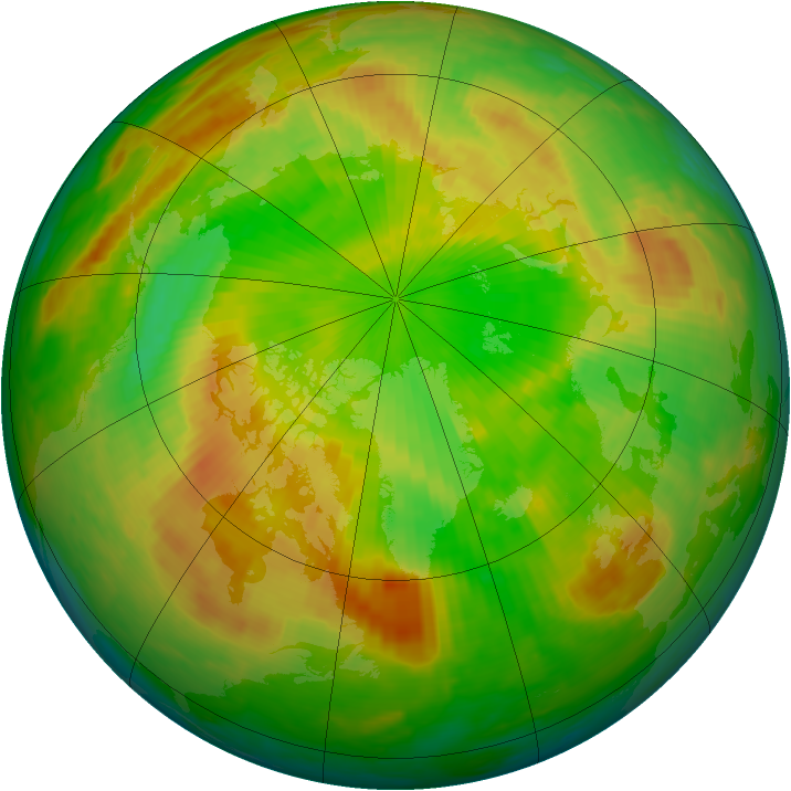 Arctic ozone map for 26 May 2002